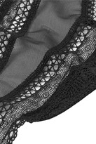 Thumbnail for your product : Chantelle Festivité Stretch-lace And Tulle Briefs - Black