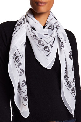 Collection XIIX Skull Border Square Scarf