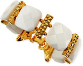 Thumbnail for your product : Jose & Maria Barrera 24k Gold Plate & Faceted Crystal Bracelet