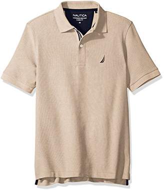 Nautica Men's Standard Classic Short Sleeve Solid Polo Shirt