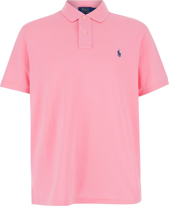 Polo Ralph Lauren Logo-Embroidered Straight Hem Polo Shirt
