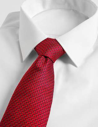 Marks and Spencer Pure Silk Micro Spot Tie