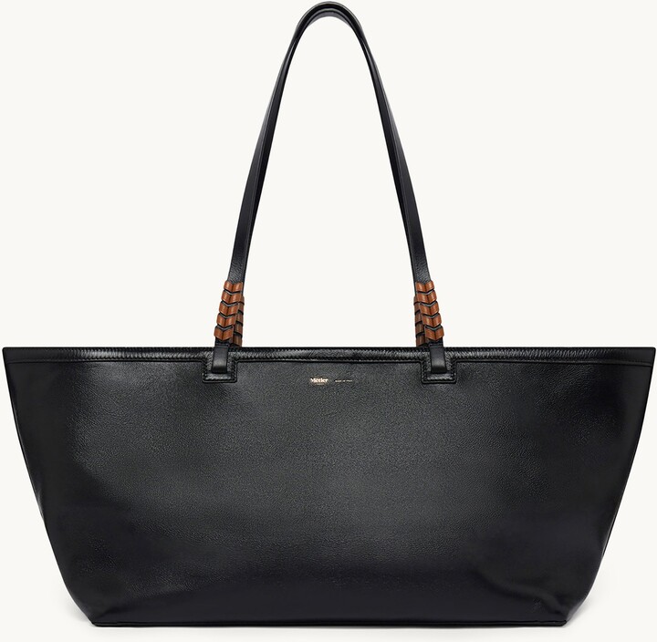 MÉTIER Cala 32 Tote Black / Cognac