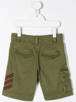 Zadig & Voltaire Kids Striped-Detail Cargo Shorts