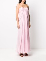 Thumbnail for your product : Alexander McQueen Draped Details Long Dress