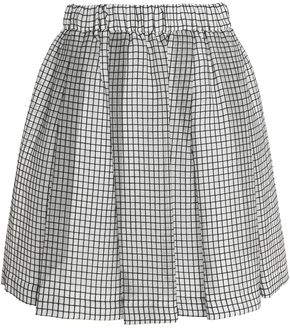 MSGM Jacquard Cotton-Blend Skirt