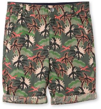 Stella McCartney khaki hawaiian print lucas shorts