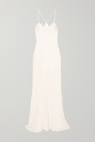 Thumbnail for your product : Galvan Cutout Satin Gown - White