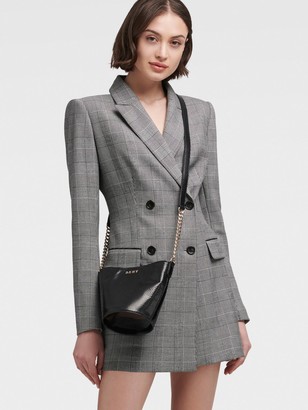 dkny double breasted blazer