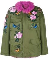 Thumbnail for your product : Liska fur trim utility jacket