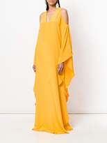 Thumbnail for your product : Roberto Cavalli cold-shoulder long flared dress