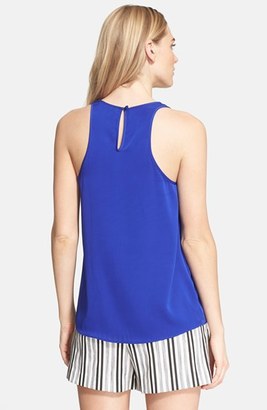 Milly 'Marie' Stretch Silk Crepe Tank