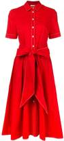 Thumbnail for your product : P.A.R.O.S.H. short-sleeve flared midi dress