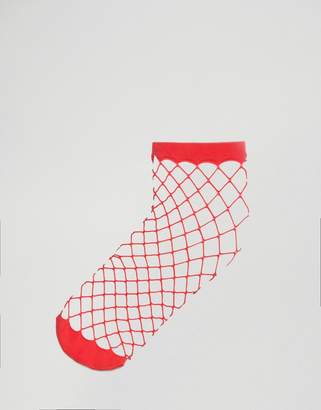 Pieces Fishnet Socks