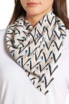 Thumbnail for your product : Halogen Pleated Chevron Print Scarf