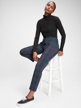 Gap Slim Ankle Plaid Pants