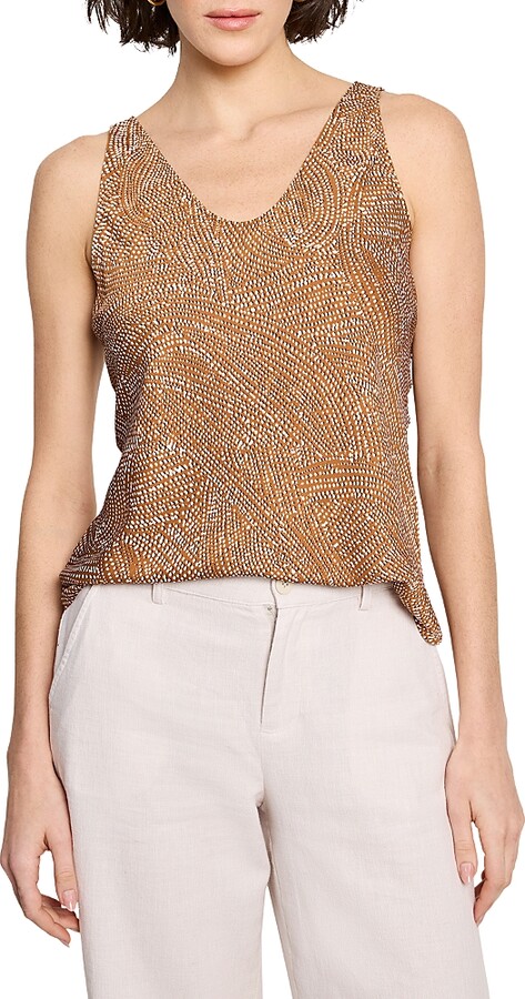 Nic+Zoe Swirling Sands Tank Top