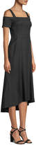 Thumbnail for your product : A.L.C. Daniel Cold-Shoulder Midi Dress