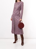 Thumbnail for your product : GOEN.J Floral-Print Flared Panel Midi Dress