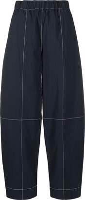 Ganni Panelled Elasticated-Waist Trousers