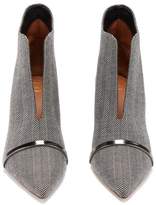 Thumbnail for your product : Malone Souliers Cora Herringbone-wool Ankle Boots - Womens - Grey