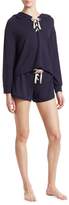 Thumbnail for your product : Eberjey Mason Cropped Hoodie
