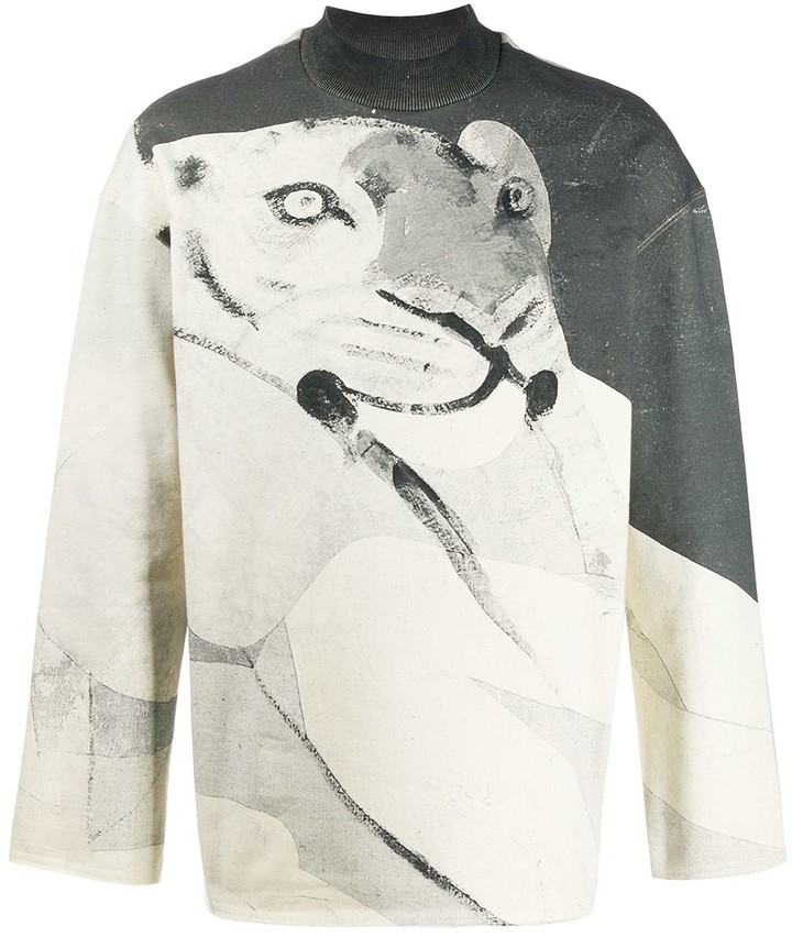 Kenzo Artistic Tiger Print Sweatshirt ShopStyle