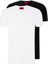 Thumbnail for your product : HUGO BOSS Two-pack of V-neck T-shirts in stretch-cotton jersey
