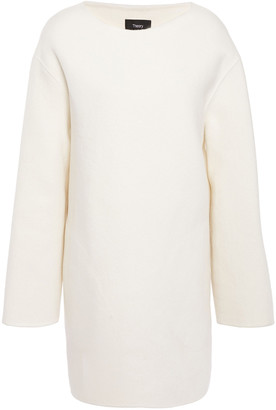 Theory Brushed Wool-blend Felt Top