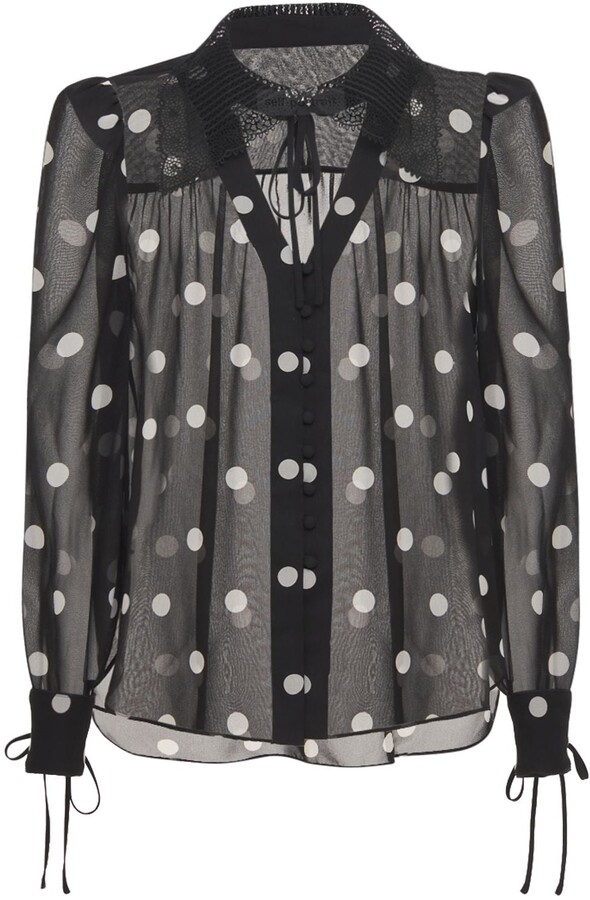 Polka Dot Blouse | Shop the world's largest collection of fashion 