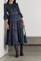 Thumbnail for your product : Cefinn Cordelia Tiered Floral-print Recycled Twill Midi Dress