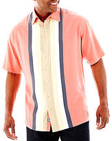 Thumbnail for your product : Nat Nast Short-Sleeve Trackside Silk-Tencel Shirt-Big & Tall