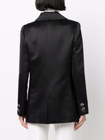 Thumbnail for your product : Chanel Pre Owned 2010 Double-Breasted Silk Blazer