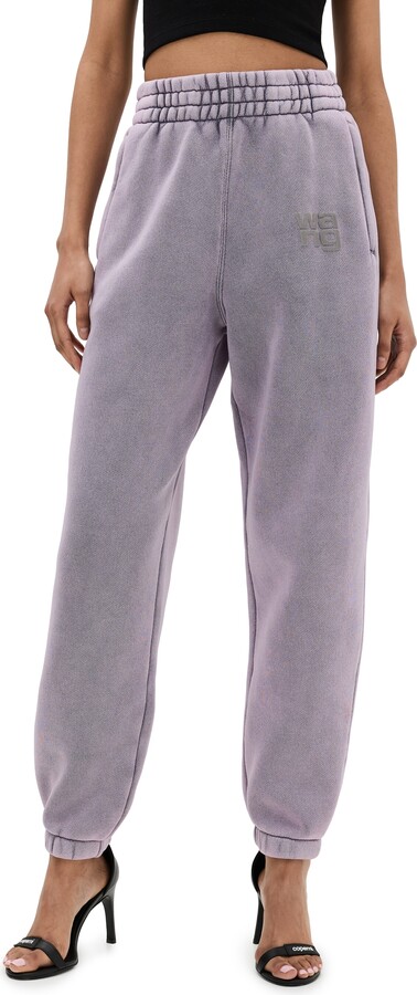 Alexander Wang Essential Terry Classic Sweatpants Puff Paint Logo