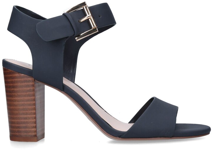 carvela navy heels