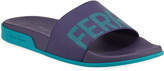 Thumbnail for your product : Ferragamo Men's Amos Leather Slide Sandals