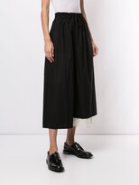 Thumbnail for your product : Y's Cropped Wide-Leg Trousers