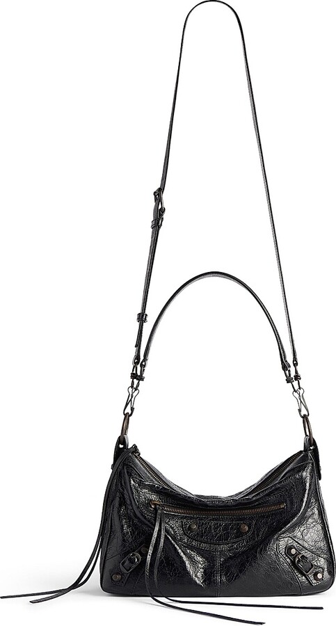 Balenciaga Men's Le City Moto Small - Black