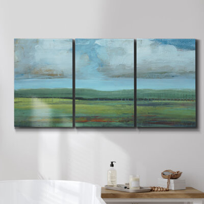 Wildon Home Water Lilies 1916 Framed On Canvas 3 Pieces Print