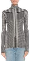 Thumbnail for your product : Proenza Schouler PSWL Check Turtleneck Zip-Front Top