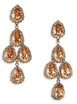 Thumbnail for your product : Erickson Beamon Duchess Crystal Pear Chandelier Earrings