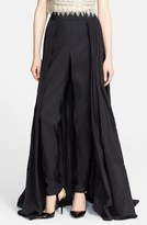 Thumbnail for your product : Naeem Khan Silk Faille Ball Skirt with Attached Cigarette Pants