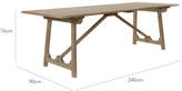 Thumbnail for your product : OKA Duncliffe Dining Table