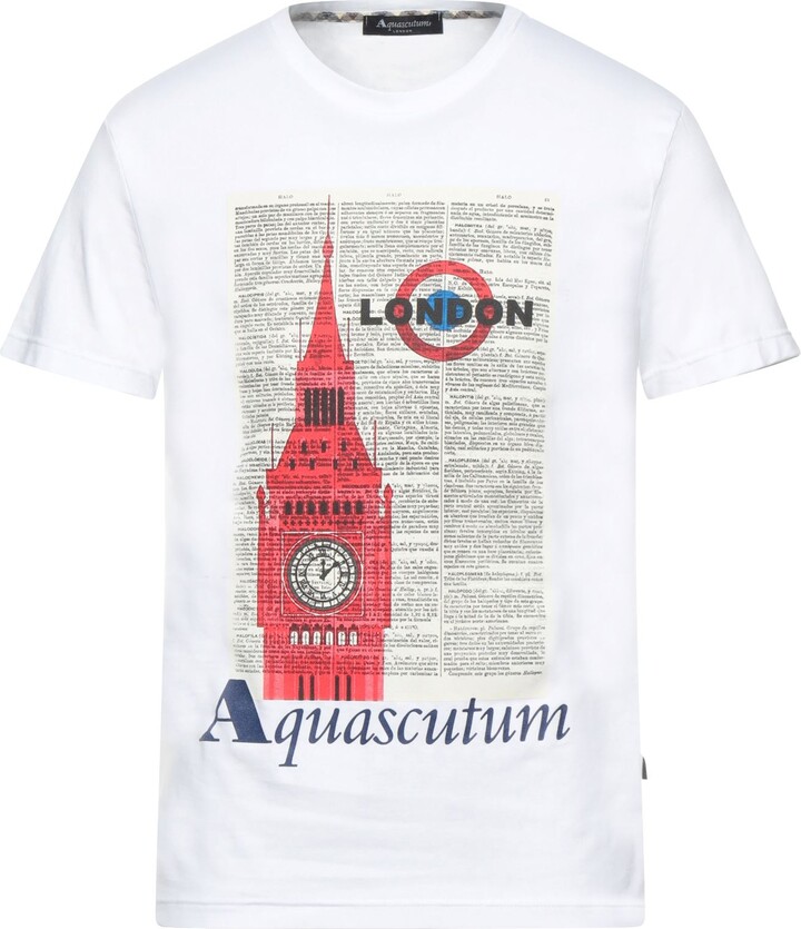 Aquascutum London T-shirt White - ShopStyle