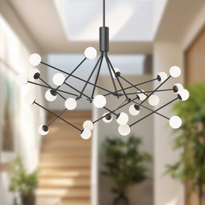 Kuzco Lighting Moto 23 - Light Sputnik Modern Linear LED Chandelier