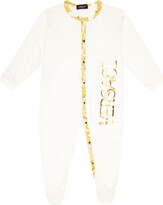 Thumbnail for your product : Versace Children Baby cotton-blend jersey romper