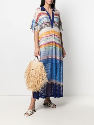 Missoni Mare Pointelle-Knit Maxi Beach Dress
