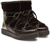 Thumbnail for your product : Moncler Stephanie Leather Moon Boots