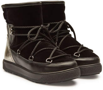 Moncler Stephanie Leather Moon Boots