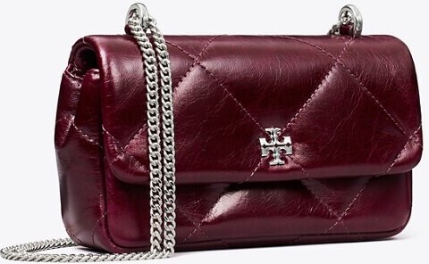 Kira Diamond Quilt Distressed Mini Flap Bag